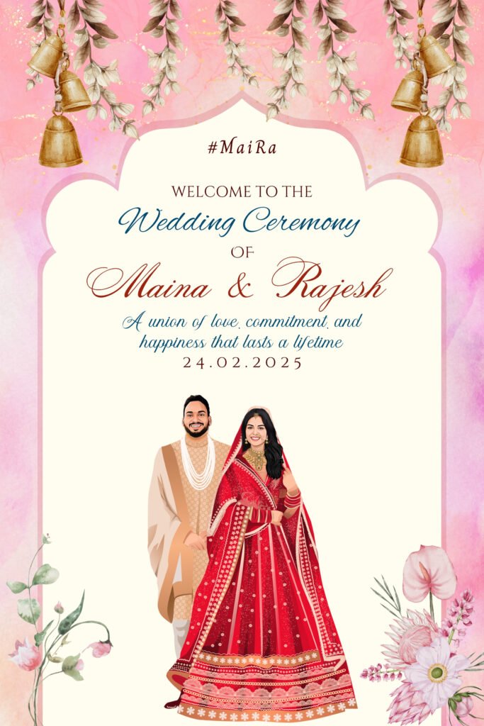 Entry Board Graphics wedding entry signage - themerakievent.in